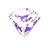 The white diamonds